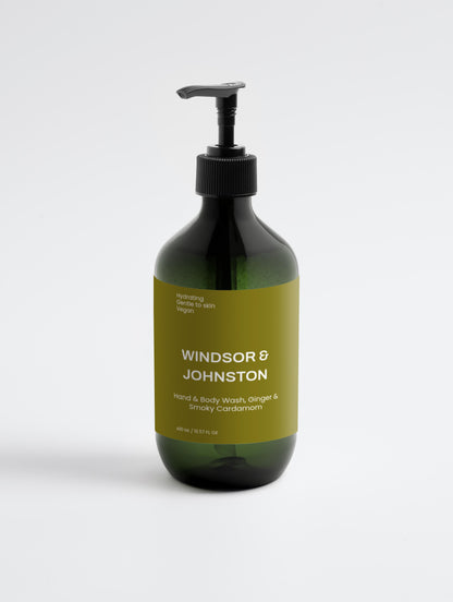 Hand & Body Wash, Ginger & Smoky Cardamom