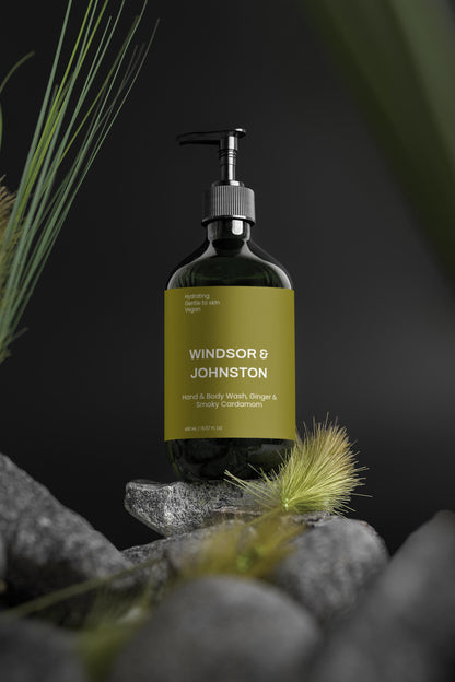 Hand & Body Wash, Ginger & Smoky Cardamom